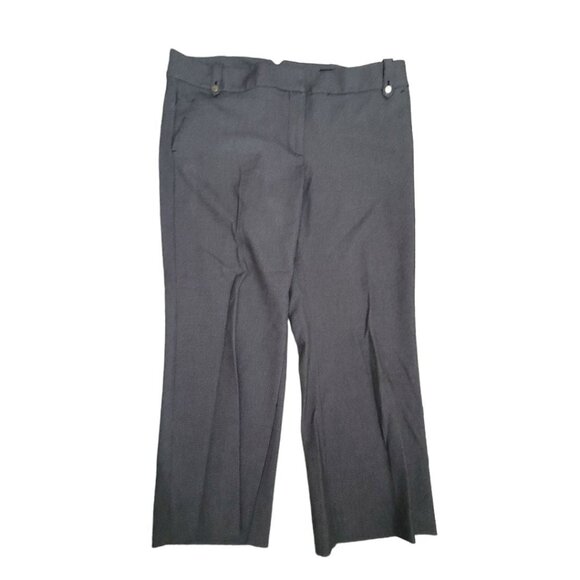 LOFT Marisa Trouser Dress Pants Gray Womens Size 14 Pockets Professional - Picture 10 of 10